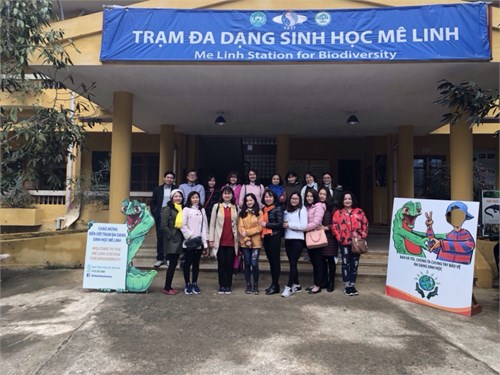 Trạm đa dạng sinh học mê linh – địa chỉ tiền trạm 
của cb, gv, nv  trường thcs nam từ liêm
